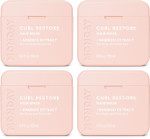 MONDAY Haircare 4 x 250 ml CURL RESTORE Hair Mask with Bamboo Extract, Coconut Oil & Shea Butter for All Curls & Coils