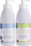 MooGoo Natural Milk Shampoo & Cream Conditioner Pack - For Itchy, Dry, Eczema, Psoriasis & Dandruff Prone Scalps SLS, Silicone, Sulfate & Paraben Free - Natural & Gentle Formula 2x 500ml MooGoo Natural Milk Shampoo & Cream Conditioner Pack - For Itchy, Dry, Eczema, Psoriasis & Dandruff Prone Scalps SLS, Silicone, Sulfate & Paraben Free - Natural & Gentle Formula 2x 500ml