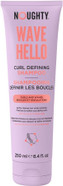Noughty Wave Hello Curl Defining Shampoo - 97% Natural, Vitamin-Rich Formula for Curly and Wavy Hair, Sulphate-Free Vegan Haircare, 250ml