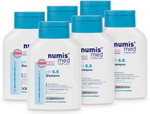 numis med Shampoo pH 5.5-6 Pack Skin Soothing Hair Shampoo for Very Sensitive & Sensitive Skin - Vegan Hair Care without Silicones, Parabens & Mineral Oil - Hair Shampoo (6 x 200 ml)