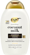 OGX Coconut Milk Nourishing Hair Shampoo, Adds Hydration, for Dry Hair, Sulfate Free Surfactants, 385ml OGX Coconut Milk Nourishing Hair Shampoo, Adds Hydration, for Dry Hair, Sulfate Free Surfactants, 385ml