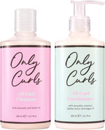 Only Curls Cleansing Bundle, 300ml x2, Curly Hair Shampoo and Conditioner, Sulphate-free, Nourishing, Gentle & Detangling, Hydrated & Frizz-Free, Vegan & Cruelty Free, For All Curly Hair Types Only Curls Cleansing Bundle, 300ml x2, Curly Hair Shampoo and Conditioner, Sulphate-free, Nourishing, Gentle & Detangling, Hydrated & Frizz-Free, Vegan & Cruelty Free, For All Curly Hair Types