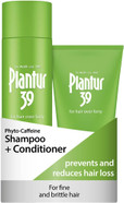 Plantur 39 Caffeine Shampoo and Conditioner Set Prevents and Reduces Hair Loss | For Fine Brittle Hair | Unique Galenic Formula Supports Hair Growth | Set of 250ml Shampoo and 150ml Conditioner Plantur 39 Caffeine Shampoo and Conditioner Set Prevents and Reduces Hair Loss | For Fine Brittle Hair | Unique Galenic Formula Supports Hair Growth | Set of 250ml Shampoo and 150ml Conditioner