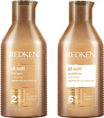 Redken All Soft Shampoo 300ml & Conditioner 300ml Duo
