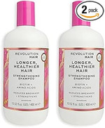 Revolution Haircare London Hair Shampoo for Longer Healthier Hair, Reduces Breakage, Vegan and Cruelty-Free, 400ml Revolution Haircare London Hair Shampoo for Longer Healthier Hair, Reduces Breakage, Vegan and Cruelty-Free, 400ml
