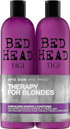 TIGI Bed Head Dumb Blonde Shampoo and Conditioner Set - Nourishing Professional Coloured Hair Treatment - Ideal For Blonde Hair - 750 ml (Pack of 2) TIGI Bed Head Dumb Blonde Shampoo and Conditioner Set - Nourishing Professional Coloured Hair Treatment - Ideal For Blonde Hair - 750 ml (Pack of 2)