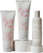 Umberto Giannini Frizzy Hair Rescue Kit - Includes Frizz Fix Shampoo, Conditioner + Shine Balm for Long Lasting Hold + Smooth Hair - For all hair types - Glass Hair Finish