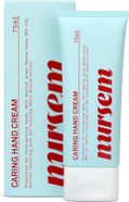 Nursem Caring Hand Cream, 75ml Moisturizing Hand Cream for Dry, Sensitive Skin | Fast-Absorbing, Repairs Cracked Hands, Nourishes & Protects Hard-Working Hands Nursem Caring Hand Cream, 75ml Moisturizing Hand Cream for Dry, Sensitive Skin | Fast-Absorbing, Repairs Cracked Hands, Nourishes & Protects Hard-Working Hands