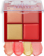 I Heart Revolution, Sweet Chilli Cream Blush & Highlight Quad, Illuminating Face Palette, 4 X 2.8g I Heart Revolution, Sweet Chilli Cream Blush & Highlight Quad, Illuminating Face Palette, 4 X 2.8g