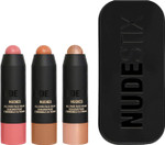 Nudestix Roses N' Honey Nudes LipStick 3 Piece Set - Bohemian Rose, Bondi Bae, Hey Honey