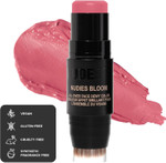 Nudestix Nudies Blush Stick w/Blending Brush, 3-in-1 Matte Color for Cheeks, Eyes, Lips, Creamy Makeup for Natural, Healthy, Youthful Look, 0.25 oz (7g) (Naughty N' Spice) Nudestix Nudies Blush Stick w/Blending Brush, 3-in-1 Matte Color for Cheeks, Eyes, Lips, Creamy Makeup for Natural, Healthy, Youthful Look, 0.25 oz (7g) (Naughty N' Spice)