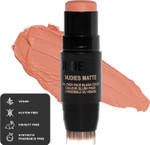 Nudestix Nudies Blush Stick w/Blending Brush, 3-in-1 Matte Color for Cheeks, Eyes, Lips, Creamy Makeup for Natural, Healthy, Youthful Look, 0.25 oz (7g) (In The Nude) Nudestix Nudies Blush Stick w/Blending Brush, 3-in-1 Matte Color for Cheeks, Eyes, Lips, Creamy Makeup for Natural, Healthy, Youthful Look, 0.25 oz (7g) (In The Nude)