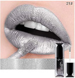 Pudaier 21-color matte liquid lipstick lasting non-stick cup non-fading lip glaze makeup (8#)