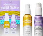 Benefit The POREfessional Double Cleanse Set - Mini cleansing oil and foaming cleanser duo