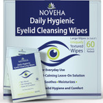 NOVEHA Daily Hygienic Eyelid & Lash Wipes | 120 Individually Wrapped Cleansing Eyelash Wipes - For Blepharitis & Itchy Eyes, Demodex and Natural Makeup Remover & Daily Cleanser NOVEHA Daily Hygienic Eyelid & Lash Wipes | 120 Individually Wrapped Cleansing Eyelash Wipes - For Blepharitis & Itchy Eyes, Demodex and Natural Makeup Remover & Daily Cleanser