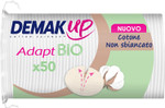 Demak'Up Adapt Organic Cotton Pads for Make-Up Removal - Face and Eyes - 100% Natural Organic and Unbleached Cotton Fibres - GOTS Certified - 50 Cotton Demak'Up Adapt Organic Cotton Pads for Make-Up Removal - Face and Eyes - 100% Natural Organic and Unbleached Cotton Fibres - GOTS Certified - 50 Cotton