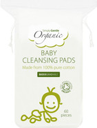 Simply Gentle Baby Cleansing Pads - Perfect for Sensitive Skin - Pure Cotton Pads for Newborn Baby - Free from Odours or Irritants - Rectangular Shaped Disposable Cotton Pads - 1 Pack of 60 Pads Simply Gentle Baby Cleansing Pads - Perfect for Sensitive Skin - Pure Cotton Pads for Newborn Baby - Free from Odours or Irritants - Rectangular Shaped Disposable Cotton Pads - 1 Pack of 60 Pads