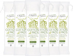 Simply Gentle Organic Cotton Pads - Perfect for Sensitive Skin - Pure Cotton Pads for First Aid - Free from Odours or Irritants - round Shape Disposable Cotton Pads - 6 Packs of 100 Pads Simply Gentle Organic Cotton Pads - Perfect for Sensitive Skin - Pure Cotton Pads for First Aid - Free from Odours or Irritants - round Shape Disposable Cotton Pads - 6 Packs of 100 Pads