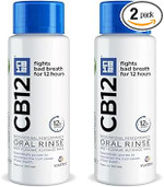 CB12 Mint Menthol Mouthwash, Enamel Strengthening, Pleasant Breath for 12 Hours, 250 ml (Pack of 2) CB12 Mint Menthol Mouthwash, Enamel Strengthening, Pleasant Breath for 12 Hours, 250 ml (Pack of 2)