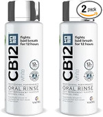 CB12 White Mouthwash, Whiter Teeth After 2 Weeks, Pleasant Breath for 12 Hours, 250 ml (Pack of 2) CB12 White Mouthwash, Whiter Teeth After 2 Weeks, Pleasant Breath for 12 Hours, 250 ml (Pack of 2)
