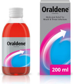 Oraldene Mouthwash | Use at First Sign of Sore Throat | Medicated Mouthwash - Sore Throat Treatment for Adults | 200ml (Pack of 2) Oraldene Mouthwash | Use at First Sign of Sore Throat | Medicated Mouthwash - Sore Throat Treatment for Adults | 200ml (Pack of 2)