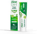 Aloe Dent Triple Action Aloe Vera Toothpaste Fluoride Free , Natural Action, Vegetarian , Cruelty Free , SLS Free, CoQ10, Healthy Gums , 100 ml Aloe Dent Triple Action Aloe Vera Toothpaste Fluoride Free , Natural Action, Vegetarian , Cruelty Free , SLS Free, CoQ10, Healthy Gums , 100 ml