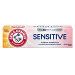 ARM & HAMMER Sensitive Whitening Fluoride Anticavity Toothpaste with Orajel, Frosted Mint 4.50 oz (Pack of 3)