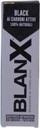 BlanX:"Black" Whitening Black Toothpaste - 2.54 Fluid Ounces (75ml) Tube [ Italian Import ]