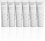 Enlighten White - Whitening Toothpaste with Fluoride, 75 ml - Advanced Enamel Protection and Stain Removal, Restores Shine and Improves Colour - Recommended by Dentists - 6 Pieces Enlighten White - Whitening Toothpaste with Fluoride, 75 ml - Advanced Enamel Protection and Stain Removal, Restores Shine and Improves Colour - Recommended by Dentists - 6 Pieces