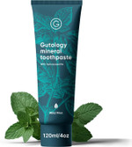 Gutology Natural Hydroxyapatite Toothpaste 120ml Microbiome Friendly Fluoride Free Toothpaste Remineralising Enamel Repair Suitable for Adults & Children Helps Sensitive Teeth Whitening - Wild Mint Gutology Natural Hydroxyapatite Toothpaste 120ml Microbiome Friendly Fluoride Free Toothpaste Remineralising Enamel Repair Suitable for Adults & Children Helps Sensitive Teeth Whitening - Wild Mint