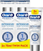 Oral-B Pro-3D White Clinical Intensive Whitening Toothpaste Bright Brilliance 2 x 75ml Twin Pack Oral-B Pro-3D White Clinical Intensive Whitening Toothpaste Bright Brilliance 2 x 75ml Twin Pack