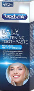 Rapid White Instant Whitening Toothpaste 75ml | 3 Shades Whiter in 1 Use | Removes Stains | Prevents Tartar & Plaque Build Up | Includes Fluoride | Enamel Safe | Mint Flavour | Clinically Proven Rapid White Instant Whitening Toothpaste 75ml | 3 Shades Whiter in 1 Use | Removes Stains | Prevents Tartar & Plaque Build Up | Includes Fluoride | Enamel Safe | Mint Flavour | Clinically Proven