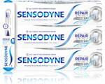 Sensodyne Toothpaste Repair and Protect, Teeth Whitening and Protect, Teeth WhiteningToothpaste Multipack withSensodyne Toothbrush, 3 x75ml Sensodyne Toothpaste Repair and Protect, Teeth Whitening and Protect, Teeth WhiteningToothpaste Multipack withSensodyne Toothbrush, 3 x75ml