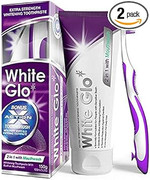 White Glo 2in1 Whitening Toothpaste with Mouthwash-100 ml (Pack of 2)