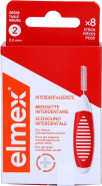 ELMEX Red Interdental Brush, Size 2 (0.50 mm), 8 Count, Manual, Non-Powered, Ideal for Braces & Implants, Recyclable Packaging ELMEX Red Interdental Brush, Size 2 (0.50 mm), 8 Count, Manual, Non-Powered, Ideal for Braces & Implants, Recyclable Packaging