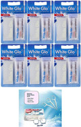White Glo Flexible Dental Flosser Toothpicks (Pack of 6) with Sanitral 50 Pcs Dental Floss Stick Included as a Gift White Glo Flexible Dental Flosser Toothpicks (Pack of 6) with Sanitral 50 Pcs Dental Floss Stick Included as a Gift
