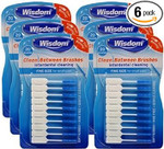 6X Wisdom Clean Between Interdental Brushes - ??Size Fine Blue by Wisdom