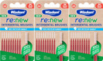 Wisdom Clean Between Interdental Medium Green Brushes - Pack of 12, Total 240