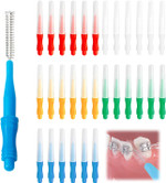 30 Interdental Brushes, Interdental Cleaning Brush, Dental Care, Teeth Cleaning, Interdental Cleaning Brush, Oral Care
