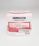 Derma V10 Innovation Day and Night Cream Retinol 45+, 50 ml, (pack of 24) Derma V10 Innovation Day and Night Cream Retinol 45+, 50 ml, (pack of 24)