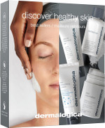 Dermalogica Discover Healthy Skin Kit, Polishes, Cleanses, Moisturisers, Precleanse 30ml, Special Cleansing Gel 15ml, Daily Microfoliant 13g, Skin Smoothing Cream 15ml , for All Skin Types