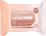 Sunkissed Self-Tanning Wipes 25 Pack