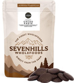 Sevenhills Wholefoods Organic Cacao Paste (Liquor, Mass) Wafers/Discs 500g for Hot Chocolate & Baking, Unsweetened, Buttons, Drops