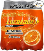 Lucozade Energy Orange 6 x 380ml