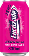 Lucozade Zero Pink Lemonade Can 5x330ml