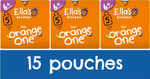 Ellas Kitchen The Orange One Fruit Smoothie Multipack 5x90 g (Pack of 3, Total 15 Pouches) Ellas Kitchen The Orange One Fruit Smoothie Multipack 5x90 g (Pack of 3, Total 15 Pouches)