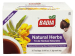 Badia Natural Herb Tea. Total 100 individual tea bags