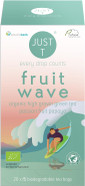 JUST T Fruit Wave Premium Pyramid Tea Bag (20 pcs) | Organic Green Tea Combined with Papaya & Passion Fruit | Biodegradable Premium Organic Tea Bags Organic High-Grown Leaf Tea for All Tea Lovers JUST T Fruit Wave Premium Pyramid Tea Bag (20 pcs) | Organic Green Tea Combined with Papaya & Passion Fruit | Biodegradable Premium Organic Tea Bags Organic High-Grown Leaf Tea for All Tea Lovers