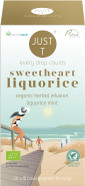 JUST T Sweetheart Liquorice *New Edition* Double Chamber Tea Bags (20 pcs) | Organic Herbal Tea Infused with Liquorice and Mint | 536182 JUST T Sweetheart Liquorice *New Edition* Double Chamber Tea Bags (20 pcs) | Organic Herbal Tea Infused with Liquorice and Mint | 536182