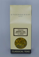 Steenbergs Organic Green Tea with Turmeric and Lemon 100g